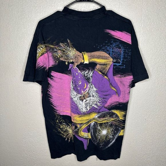 Rare American Vintage Wizard AOP Large - Picture 3 of 5